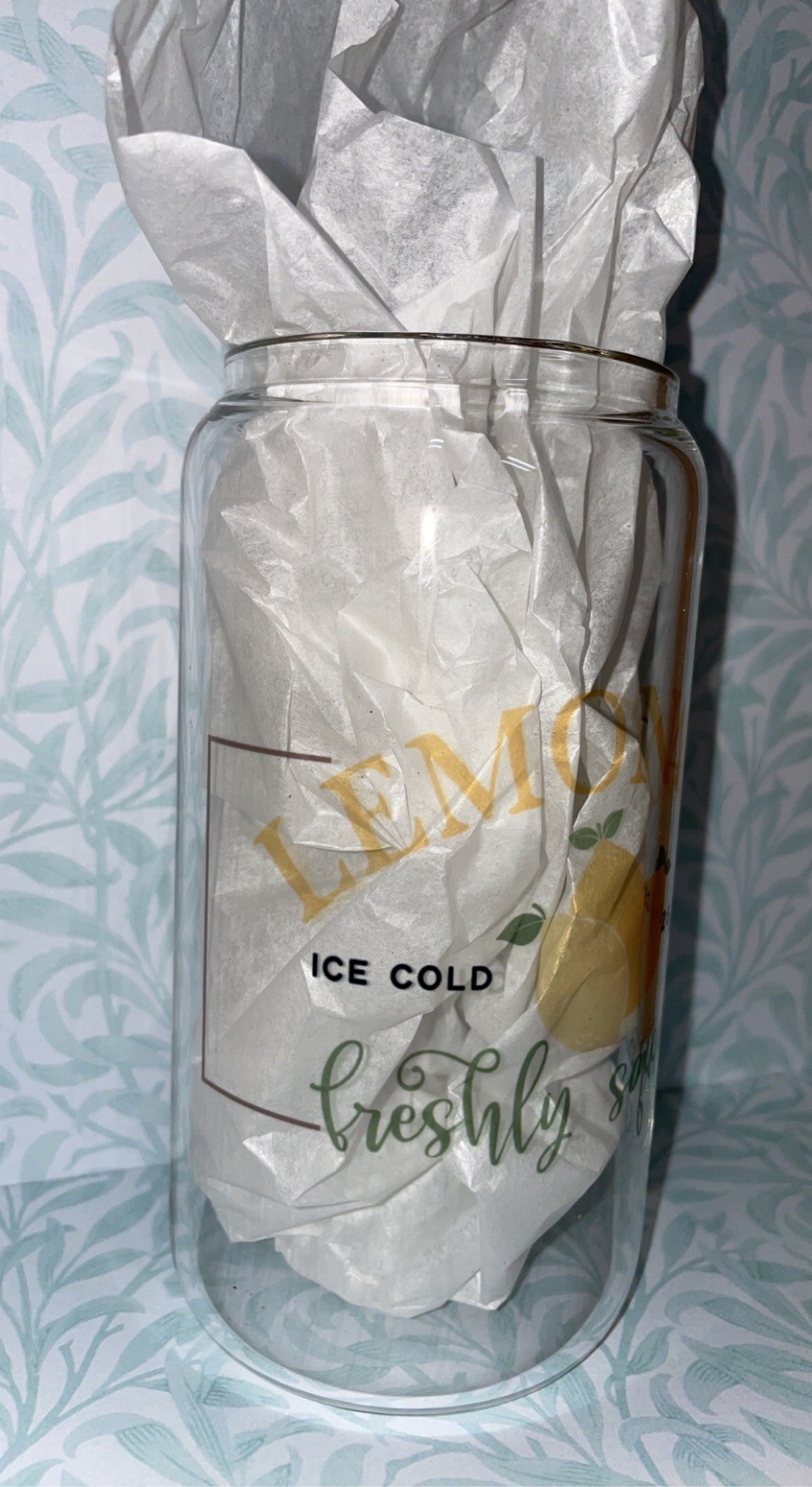 Lemonade glass tumbler