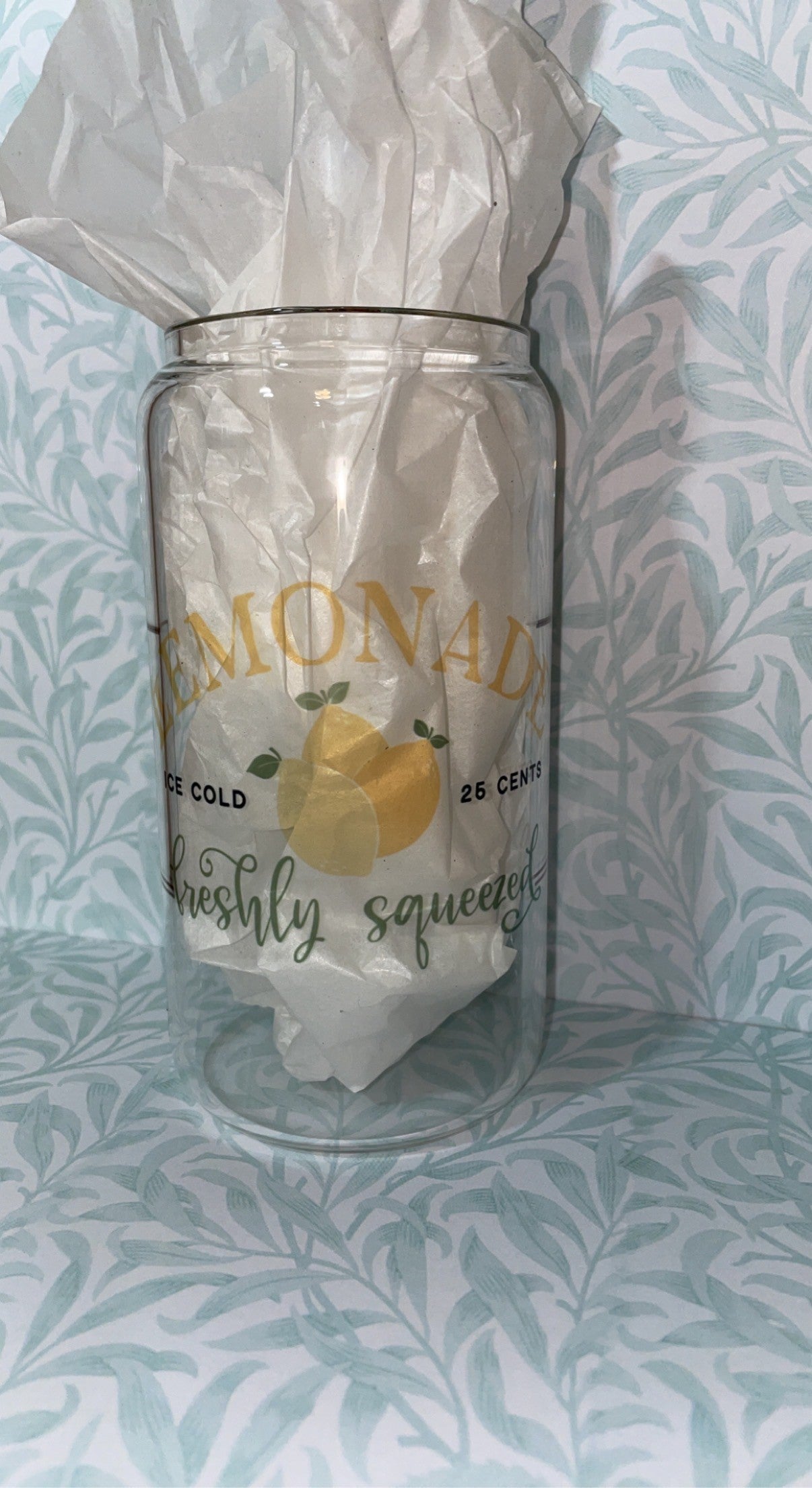 Lemonade glass tumbler