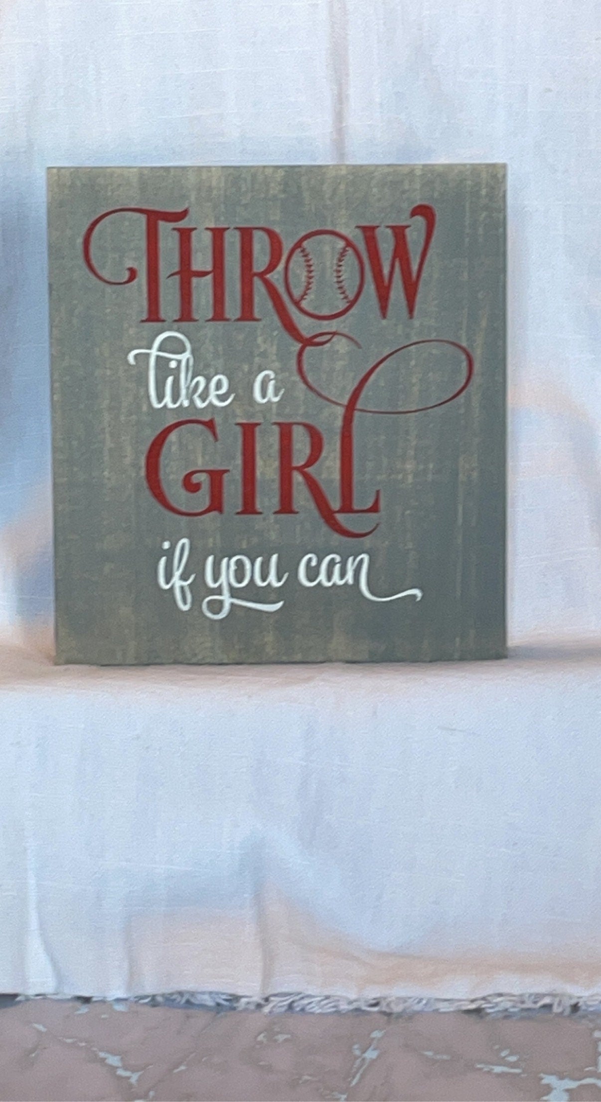 Throw Like a Girl if you can
