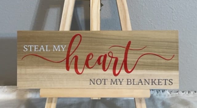 Steal my Heart Not my Blankets