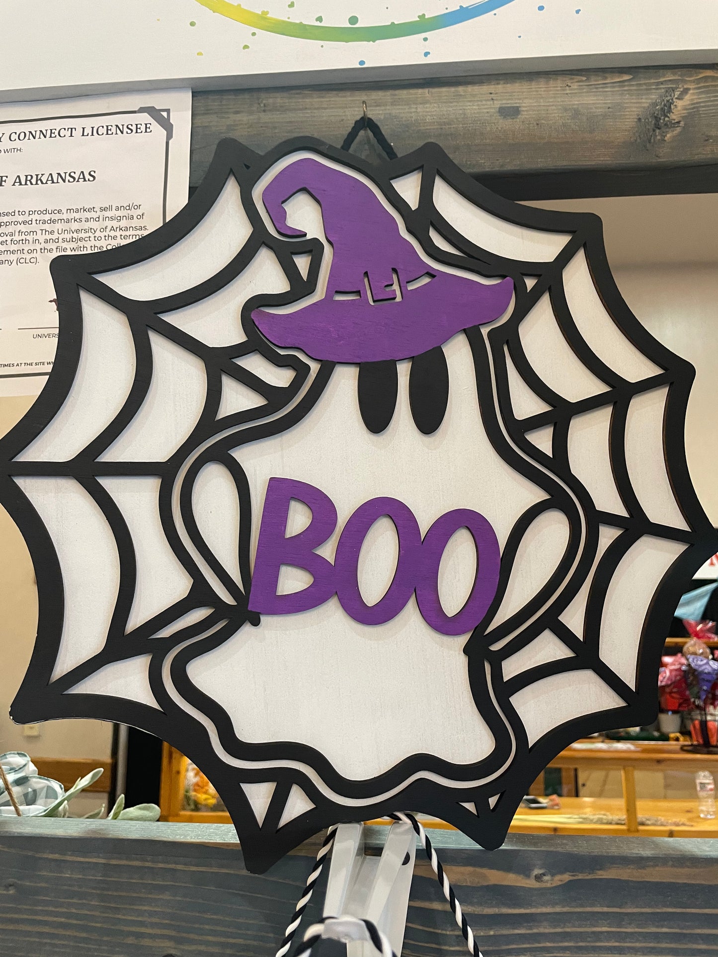 3D Boo Spiderweb