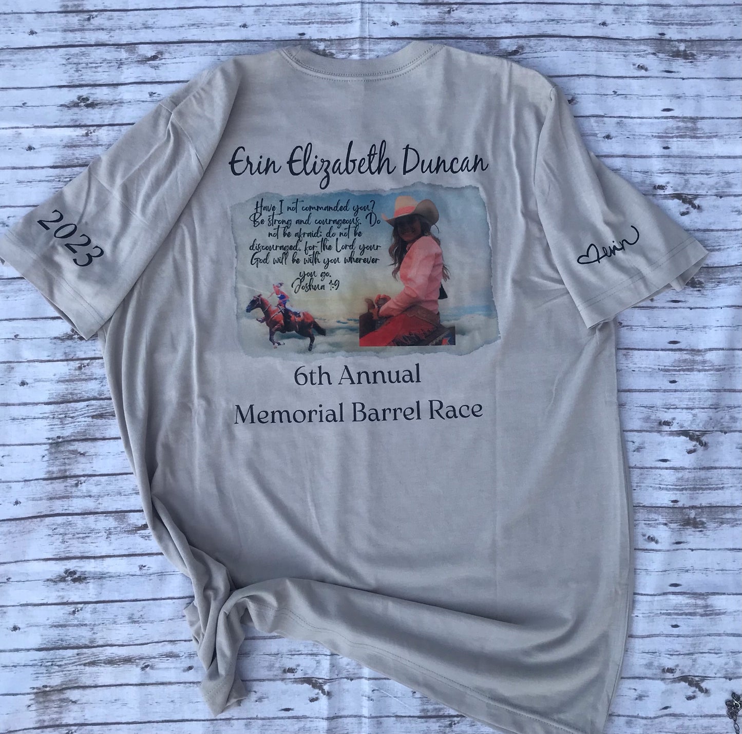 Erin Duncan Memorial Barrel Race Shirt 2023