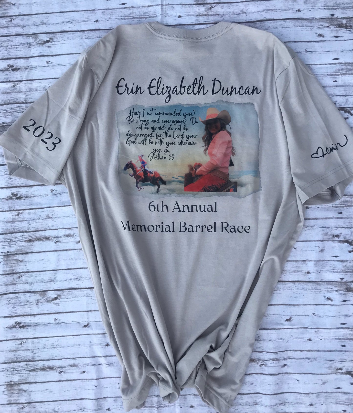 Erin Duncan Memorial Barrel Race Shirt 2023