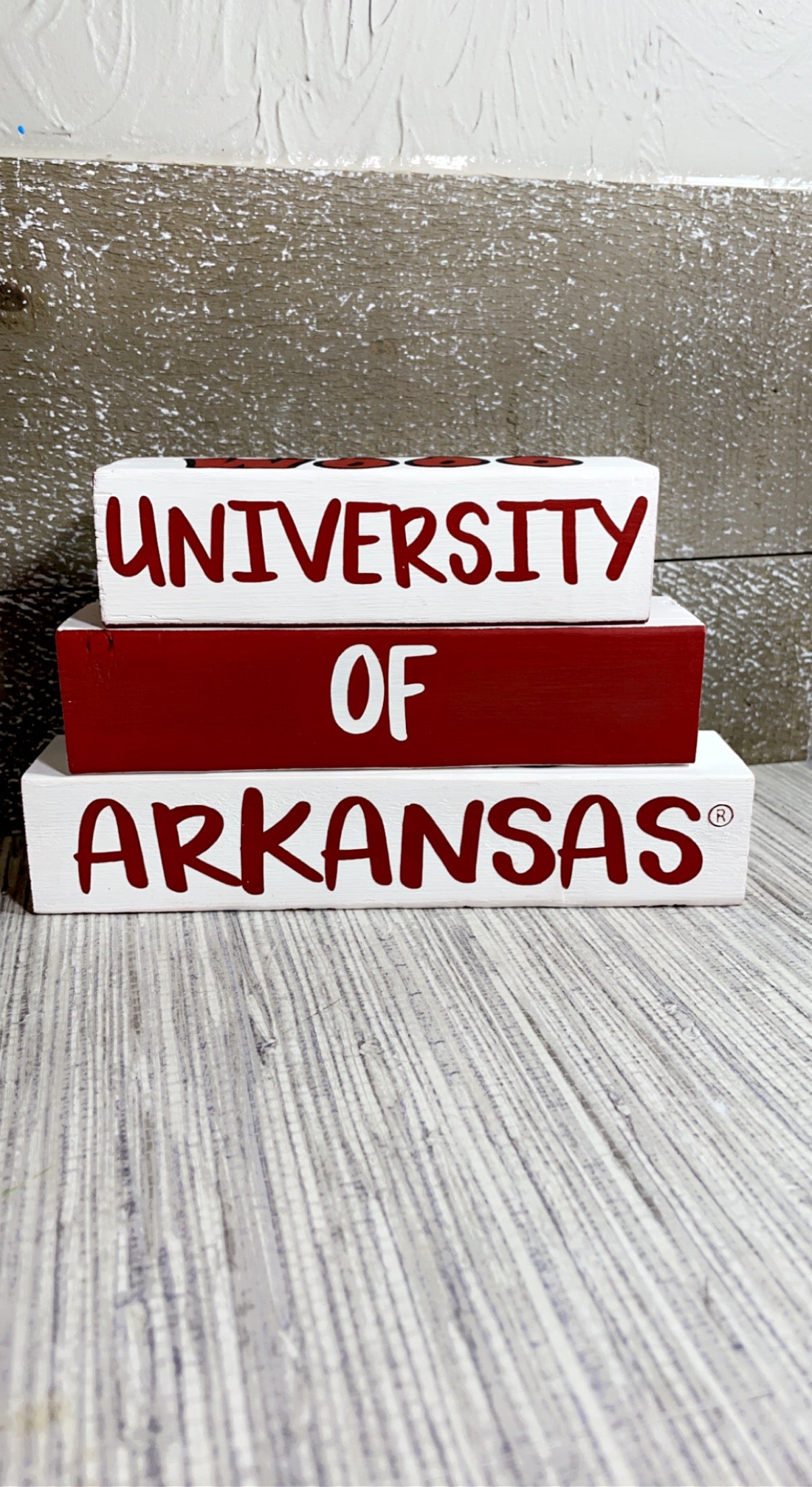 Arkansas Razorbacks block set