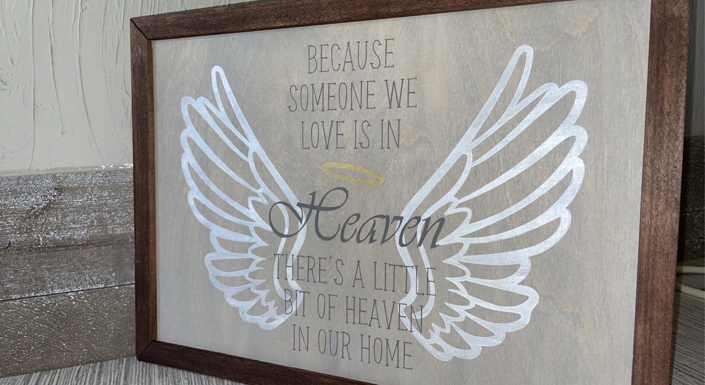Because Someone We Love is in Heaven