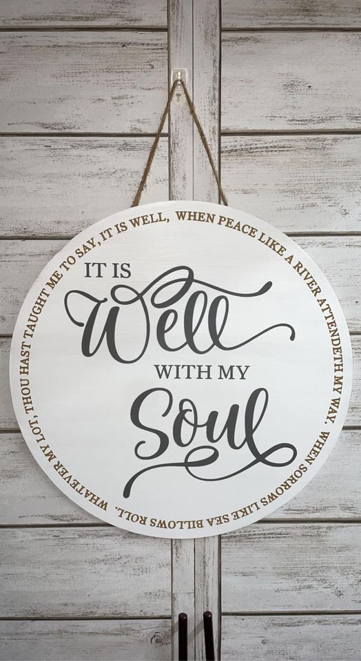 It is well with my soul