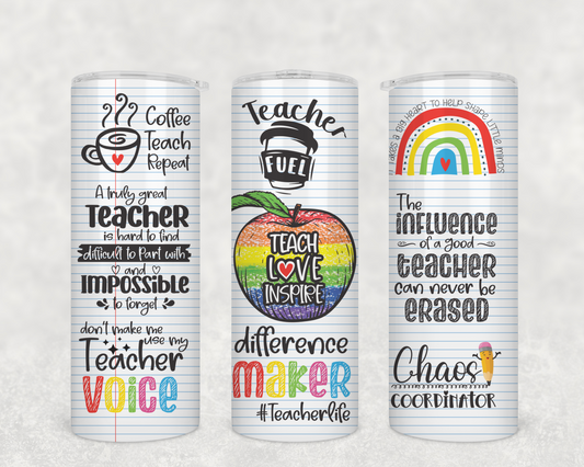 Teacher Fuel tumbler