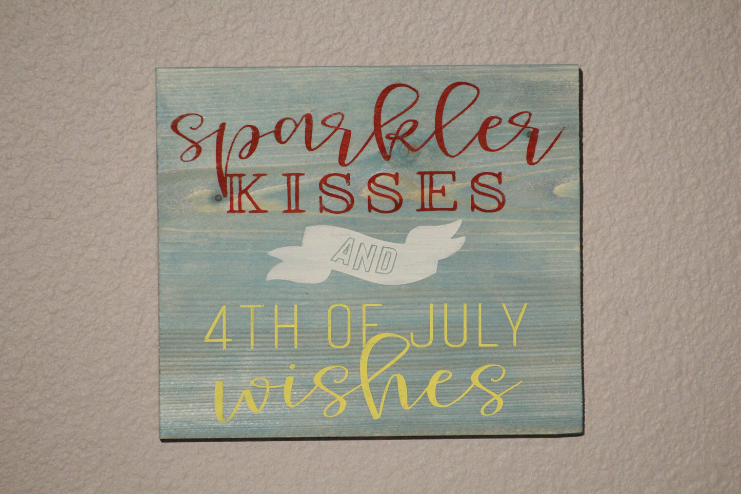 Sparkler Kisses and 4th of July Wishes