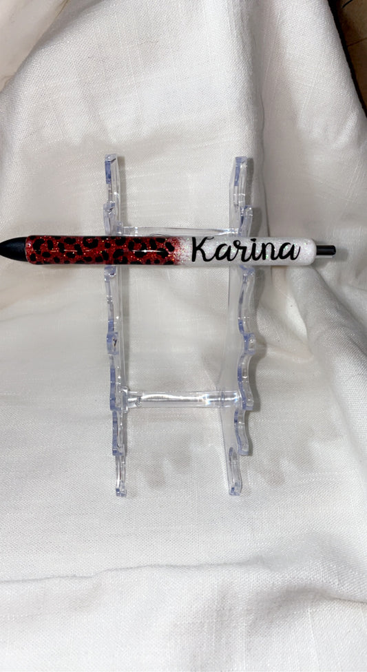 Leopard epoxy Gel Pen